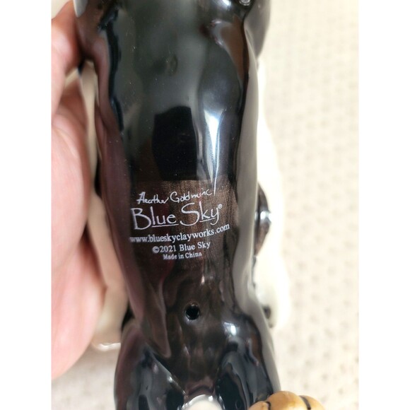 EUC BLUE SKY CLAYWORKS Heather Goldminc PATRIOTIC Flag BLACK DACHSHUND - Picture 10 of 10